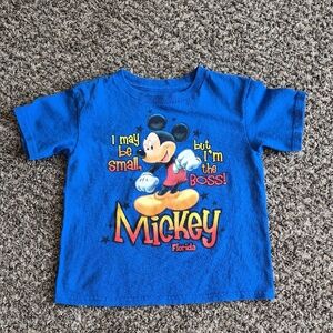 Disney Blue Mickey Mouse Graphic Tee